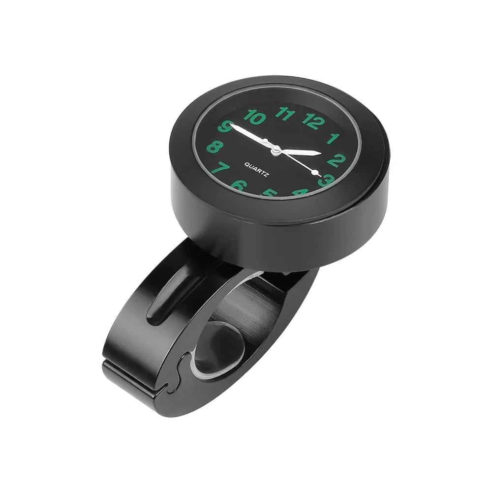 Universal Motorbike Bike Waterproof Handlebar Clock With Night Vision Light 22-25mm Motorcycle Handlebar Mount Clock Watch