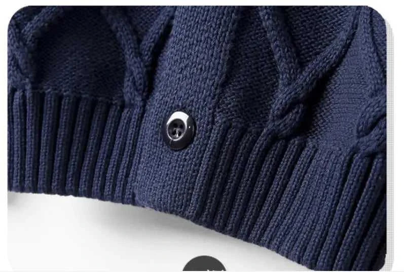 2023 new Spring Autumn Boys Sweater Solid Color Keep Warm Knitting Jacquard Weave V-neck Cardigan For Kids 2-10 Years Old The jack market .AU The jack market .AU Mum & Kids: Essential Products for Every Family $ 42 14:1254#Picture Color;200000463:200004187#2T-3T