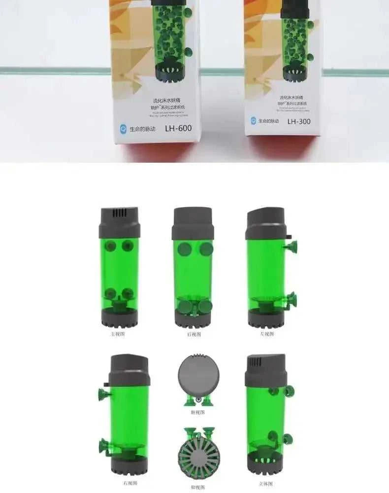 Fish tank fluidized bed filter oxygen supply water fairy rolling filter biochemical filter physical filter aquarium accessories， The jack market .AU The jack market .AU Fishing Gear $ 35 14:29#S
