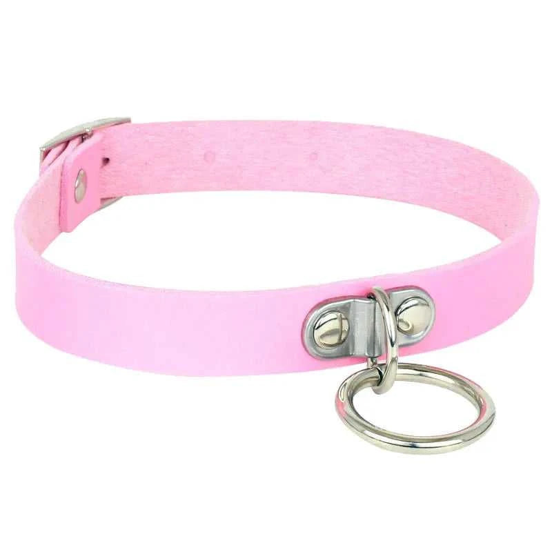 Round PU Leather Choker Collar For Women Gothic Punk Necklace Chain Harajuku Sexy Chocker Necklaces Jewelry Birthday Party Gifts The jack market .AU The jack market .AU Jewellery & Chains $ 54 200001034:200003761#8