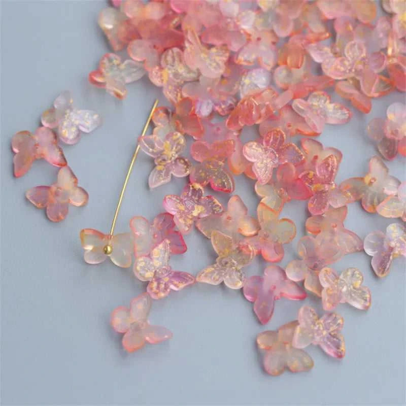 New Design Butterfly Glass Beads Handmade Material 10mm Gradient Loose Pendant Jewelry Accessories For Earring DIY Charms Beads The jack market .AU The jack market .AU Jewellery & Chains $ 53 14:200004891#10;200000196:1181#10mm (50PCS)