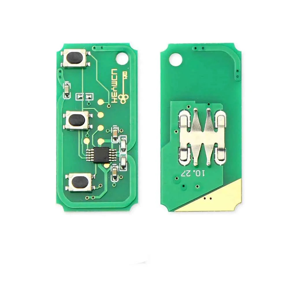 Dandkey Flip Key Fob with 433MHz 4D60/4D63 Chip for Ford Focus, Mondeo & Fiesta - Stylish 3-Button Design