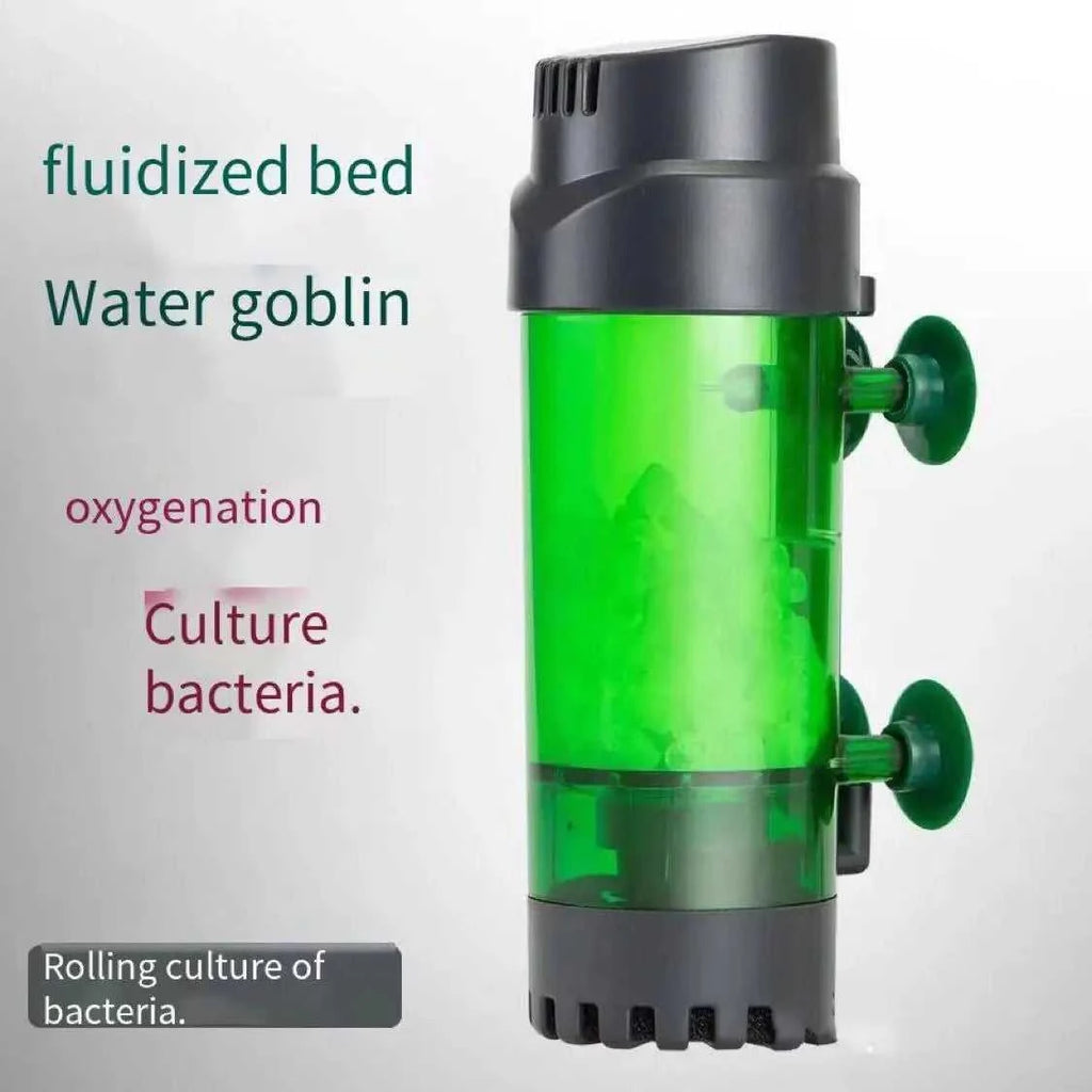 Fish tank fluidized bed filter oxygen supply water fairy rolling filter biochemical filter physical filter aquarium accessories， The jack market .AU The jack market .AU Fishing Gear $ 35 14:29#S