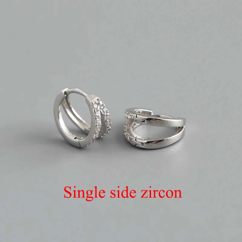 WANTME 925 Sterling Silver Simple Glossy Double Ear Buckle for Women Unique Charm Party Hoop Earrings Fine Jewelry Accessories The jack market .AU The jack market .AU Jewellery & Chains $ 72 200000226:865#MEJ518-Gold