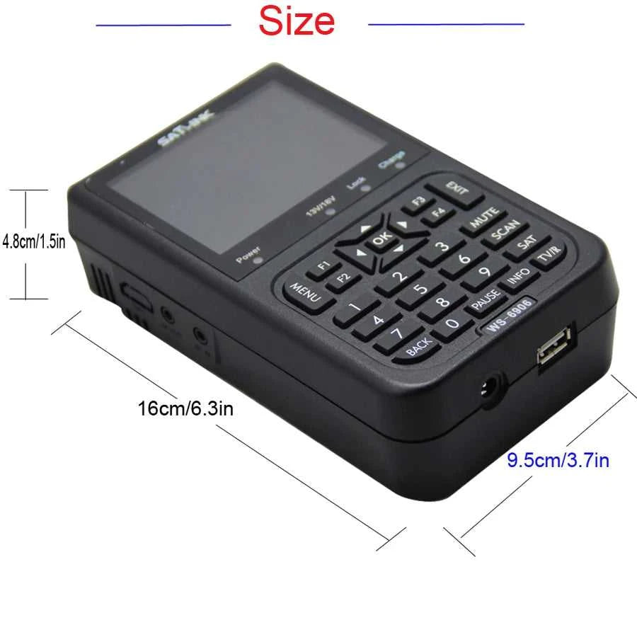 Satlink WS6906 3.5 inch LCD DVB-S Digital Satellite Signal Finder Meter DVB S Digital Satellite Full FTA Finders WS 6906 WS-6906 The jack market .AU The jack market .AU Accessories Electronics $ 138 14:193;200009209:201484779#AU plug