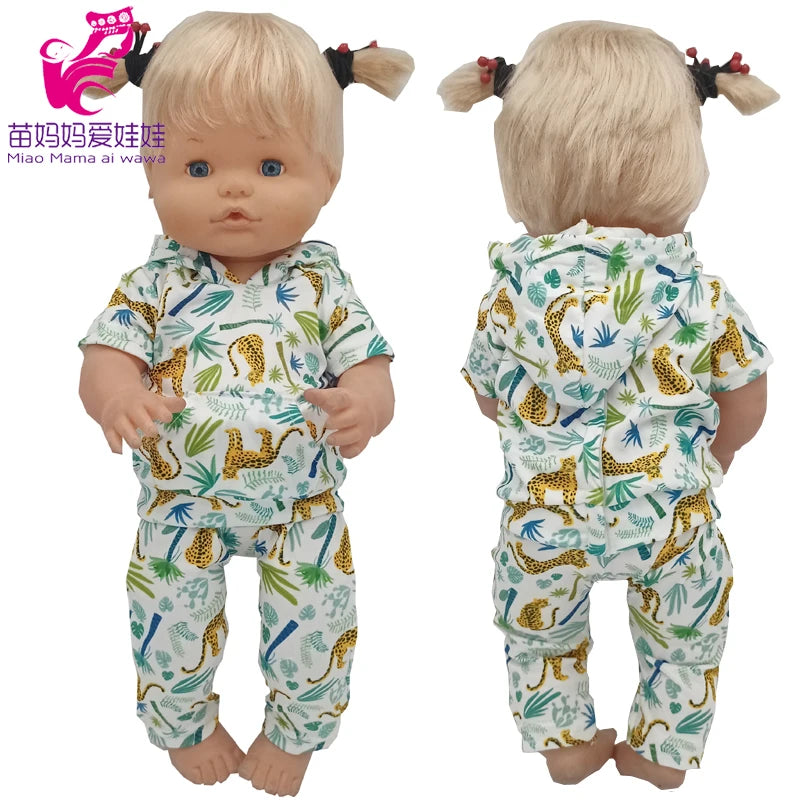 Nenuco 17-Inch Baby Doll Dress - Festive Christmas Tree Design with Red & Green Skirt for 40cm Dolls