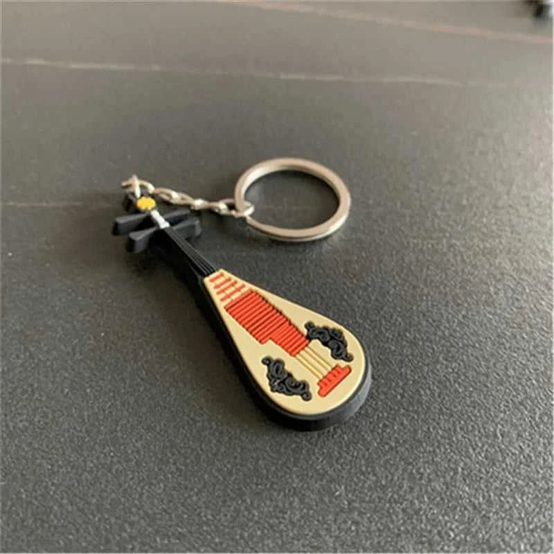 30Pcs Guitar Keychain Man Women Punk Violin Musical Instrument Silicone Pendant Keyring Holder Friends Gifts Bag Jewelry The jack market .AU The jack market .AU Jewellery & Chains $ 61 14:193#Style B
