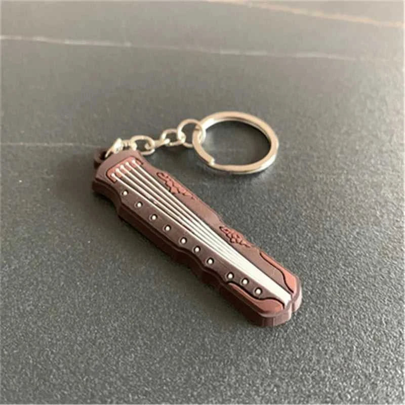 30Pcs Guitar Keychain Man Women Punk Violin Musical Instrument Silicone Pendant Keyring Holder Friends Gifts Bag Jewelry The jack market .AU The jack market .AU Jewellery & Chains $ 61 14:193#Style B