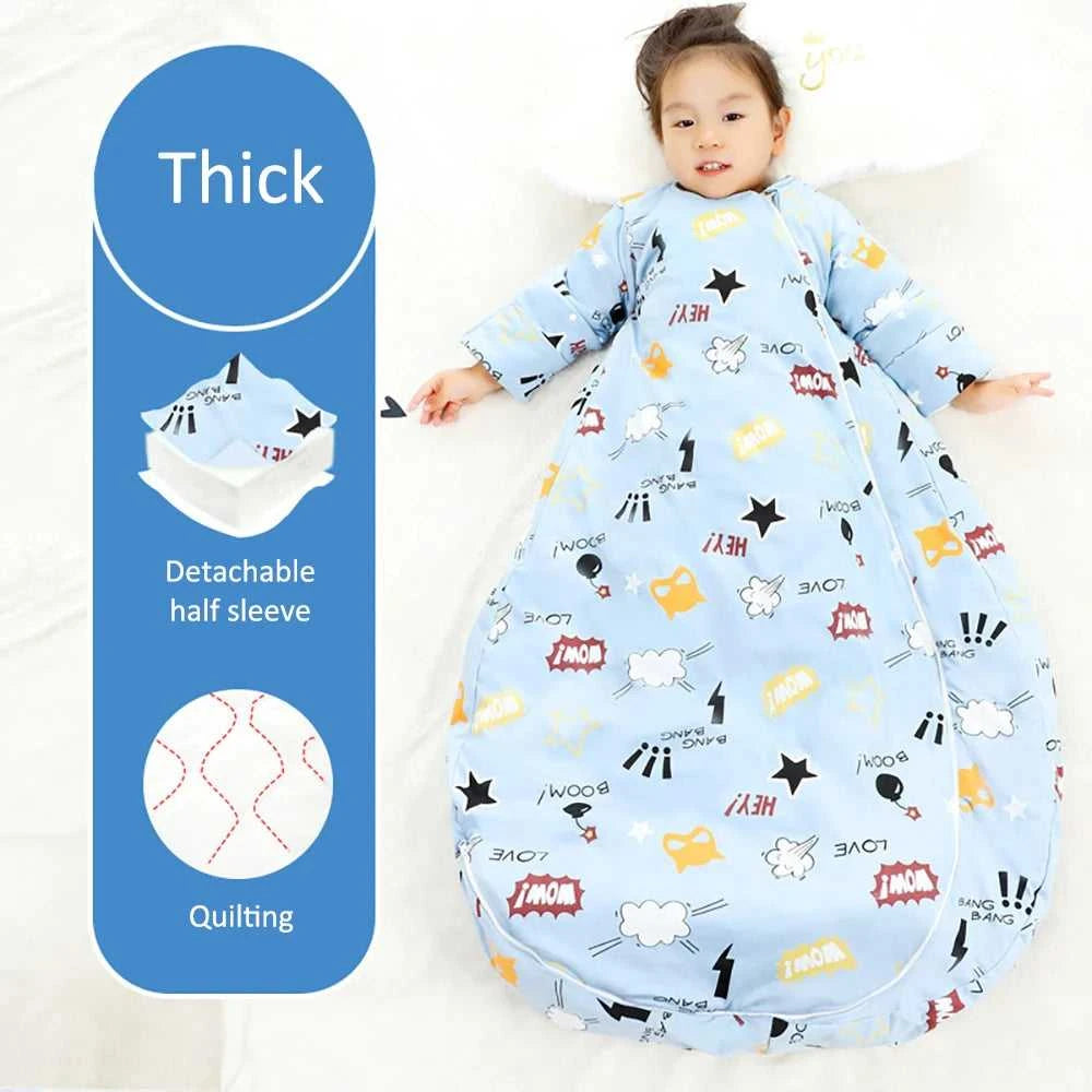 Sleeping Bag For Children 2.5Tog Baby Sleeping Bag Winter Thick Detachable Sleeves Anti-Kick Blanket Infant Quilt Sleepwear The jack market .AU The jack market .AU Mum & Kids: Essential Products for Every Family $ 63 14:771#dog 2.5tog;200000463:200661896#M(80cm)