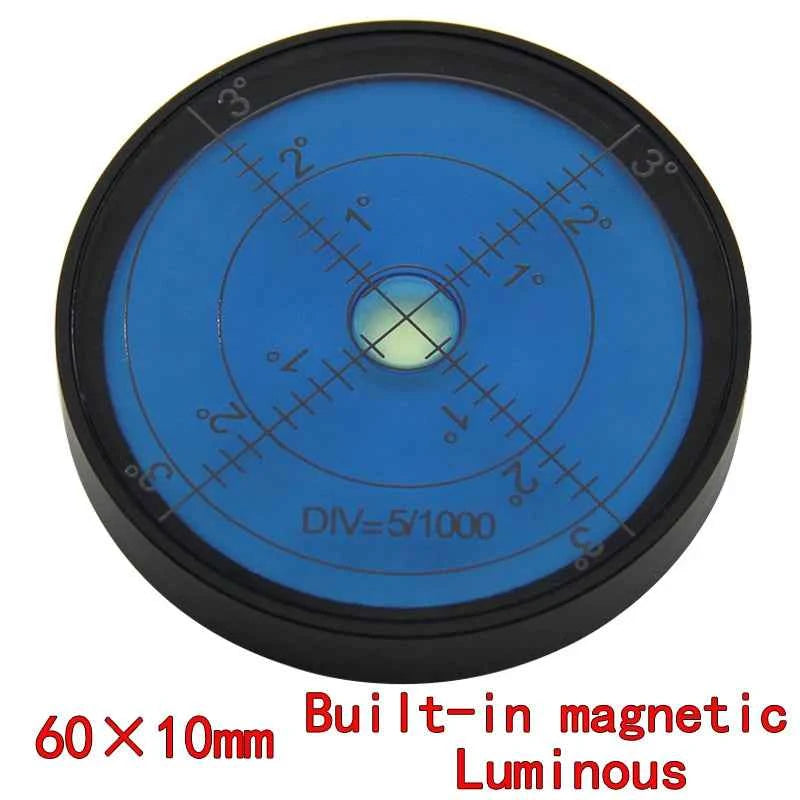 Magnetic Mini Level Meter - High Precision Metal Bubble for Perfectly Level Surfaces, Compact 60x10mm Design