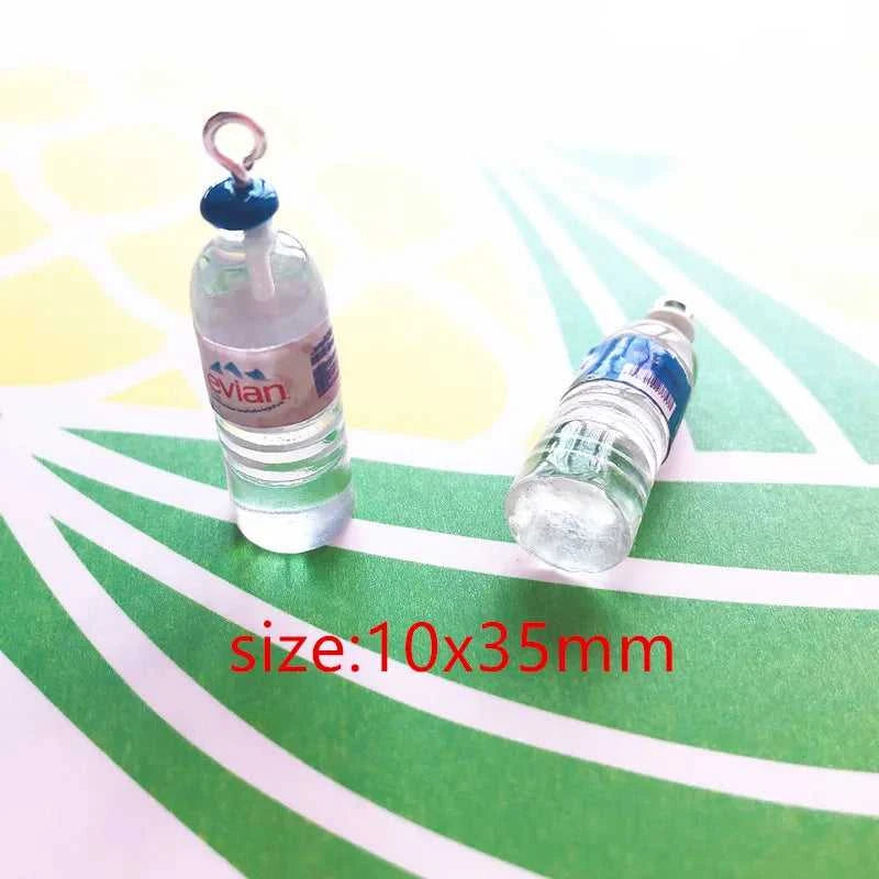 Cute 10pcs/pack Water Bottle Resin Charms Pendant Earring Keychain DIY Fashion Jewelry Accessories The jack market .AU The jack market .AU Jewellery & Chains $ 48 200001033:504#volvic