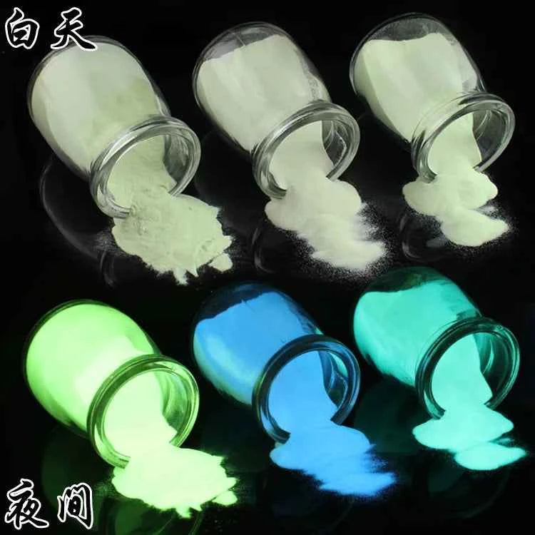 BrightGlow Ultrafine Fluorescent Phosphor Powder - Luminous Glow in the Dark Pigment for Vibrant Coatings