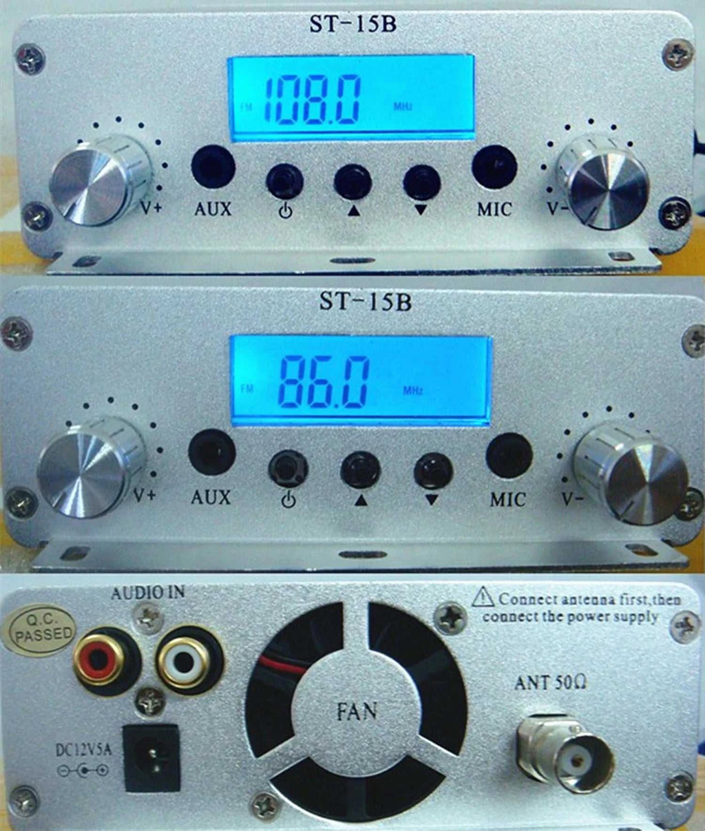 V1 Radio station stereo PLL FM transmitter broadcast station 86-108MHZ 15w Car Church Radio Community Broadcasting The jack market .AU The jack market .AU Accessories Electronics $ 127 14:29#BNC;200007763:201336100