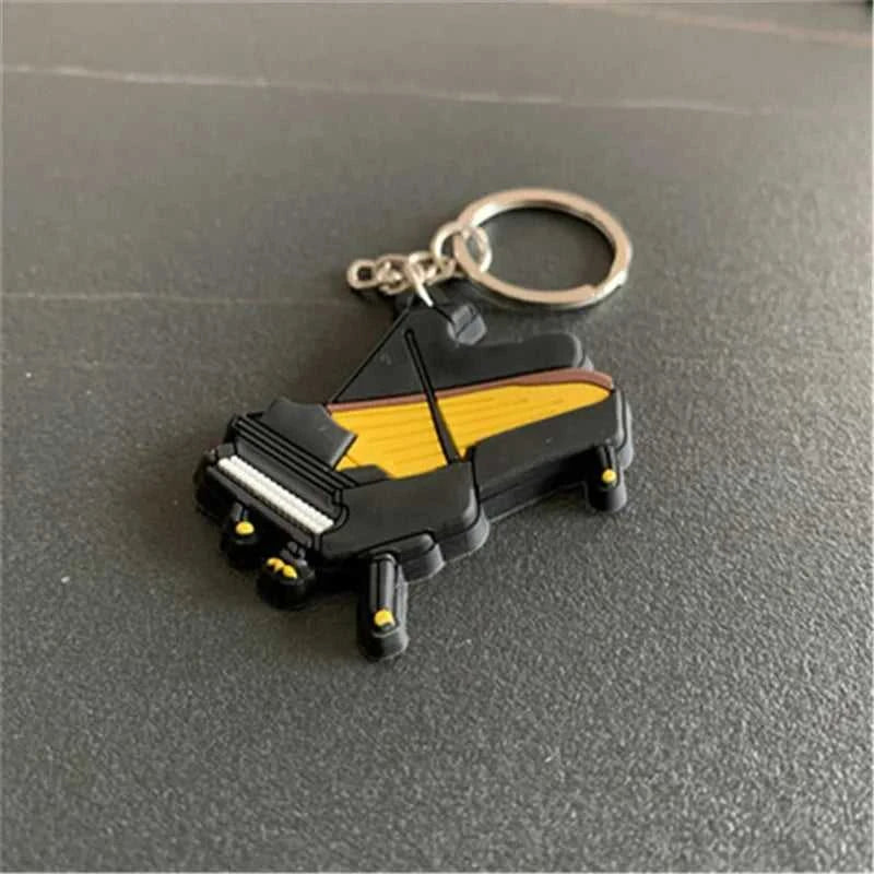 30Pcs Guitar Keychain Man Women Punk Violin Musical Instrument Silicone Pendant Keyring Holder Friends Gifts Bag Jewelry The jack market .AU The jack market .AU Jewellery & Chains $ 61 14:193#Style B