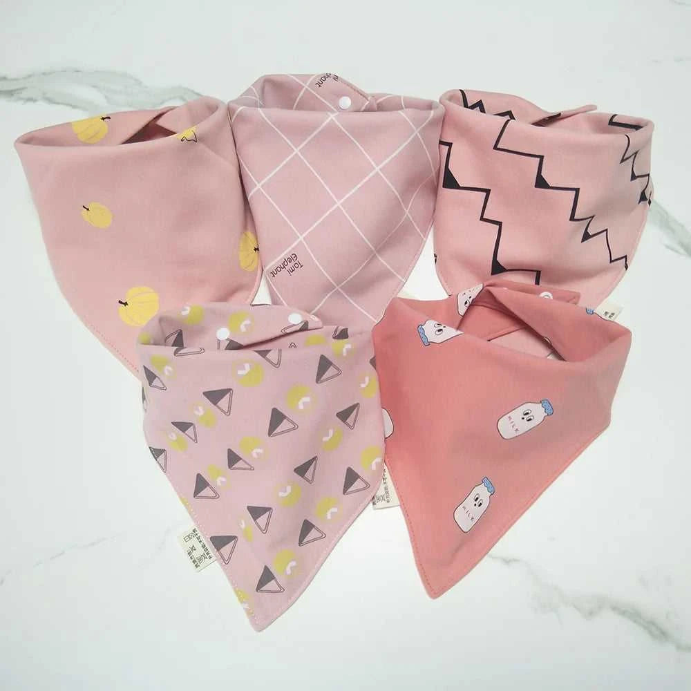 5Pcs/Lot Baby Bandana Bibs Cotton Triangle Double Layer Infant Feeding Burp Cloths Saliva Towel Apron Newborn Accessories The jack market .AU The jack market .AU Mum & Kids: Essential Products for Every Family $ 27 14:173#8;200007763:201336100