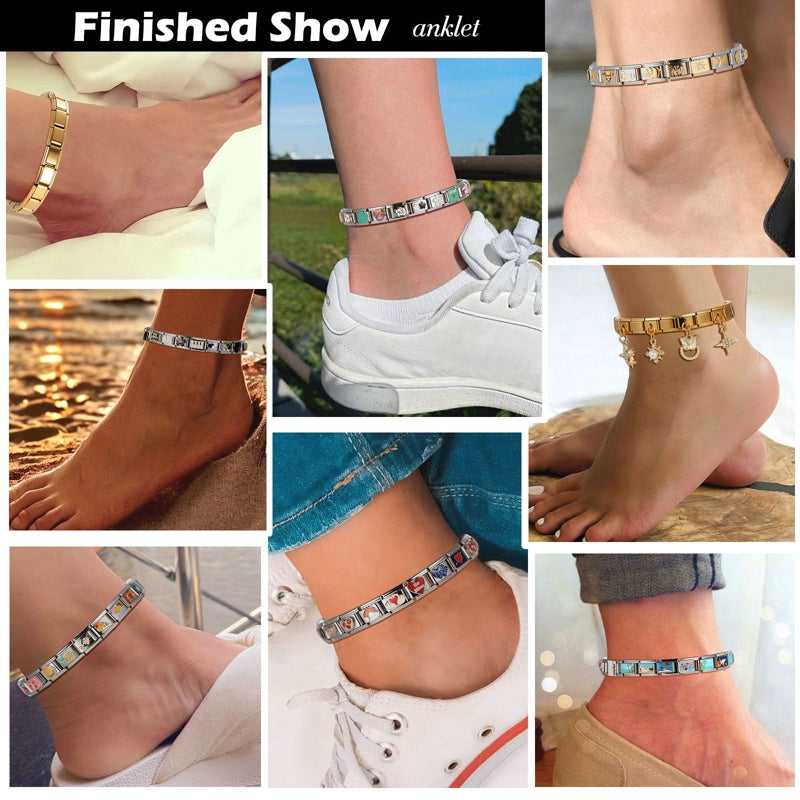Creative Black Series Cute Rabbit Cat Heart Star Eye Lips Italian Charm Links Fit 9mm Stainless Steel Bracelet DIY Making Gifts The jack market .AU The jack market .AU Jewellery & Chains $ 52 200001034:200003757#A14;200007763:201336100