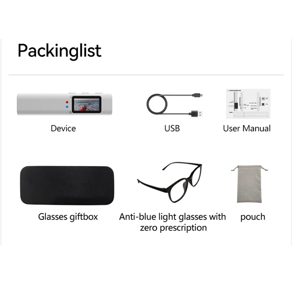 1080P HD Wearable Glasses Camera 4K Small Sport Cam Bodycam Go Pro WiFi Digital Video Recorder DVR Camcorder for Driving Hiking