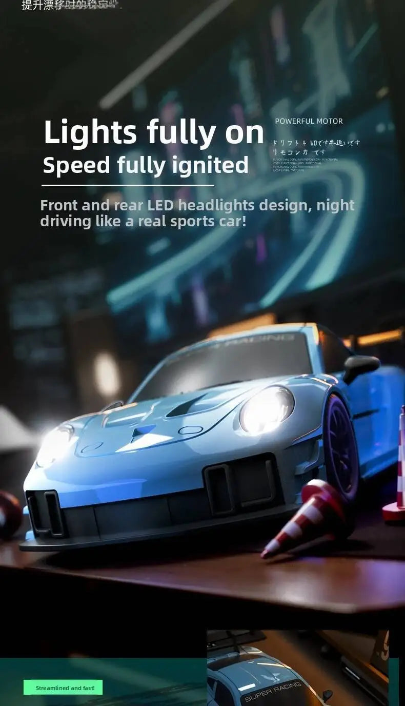 2025 New, Limited Edition Rc Drift GT3 RS 911 MI SU7 1:20 Drift Racing Car, Racing Kids Gift with High Speed Remote Control