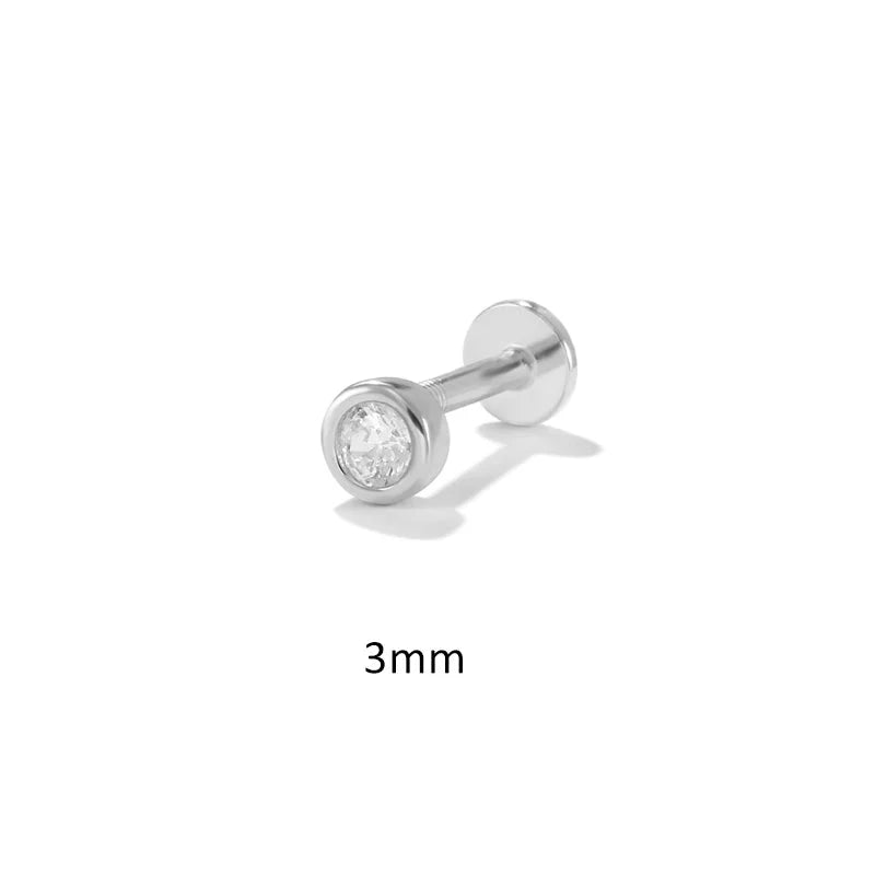 AIDE 925 Sterling Silver 1Pc Mini Shiny Heart/WaterDrop For Women Cartilage Piercing Earring INS Classic Pendant Tassel Gifts The jack market .AU The jack market .AU Jewellery & Chains $ 54 200000226:200006154#26;200001034:361180#1 piece