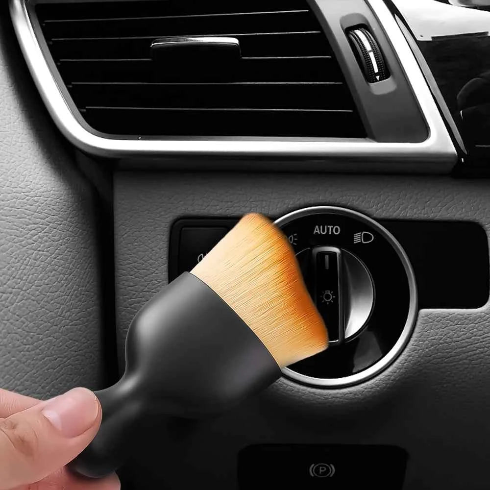 Car Interior Cleaning Brush Tool Conditioner Air Outlet Cleaning Soft Brush Car Crevice Dust Removal Car Detailing Crevice Dust