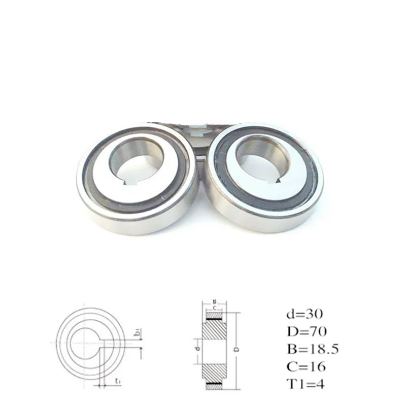 1 Piece Special Lifting Eccentric Bearings For Agricultural Machinery 524806K Needle Series Ball Series 30 * 70 * 18.5