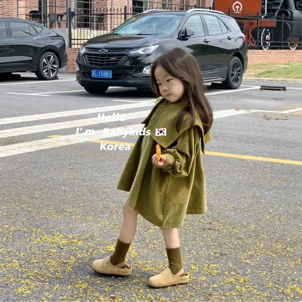 Baby Girls Skirt 2023 New Spring and Autumn Girls Skirt Korean Style Dark Green Solid Color Fashionable Dress The jack market .AU The jack market .AU Mum & Kids: Essential Products for Every Family $ 47 14:175#green;200000463:200004187#2T-90CM