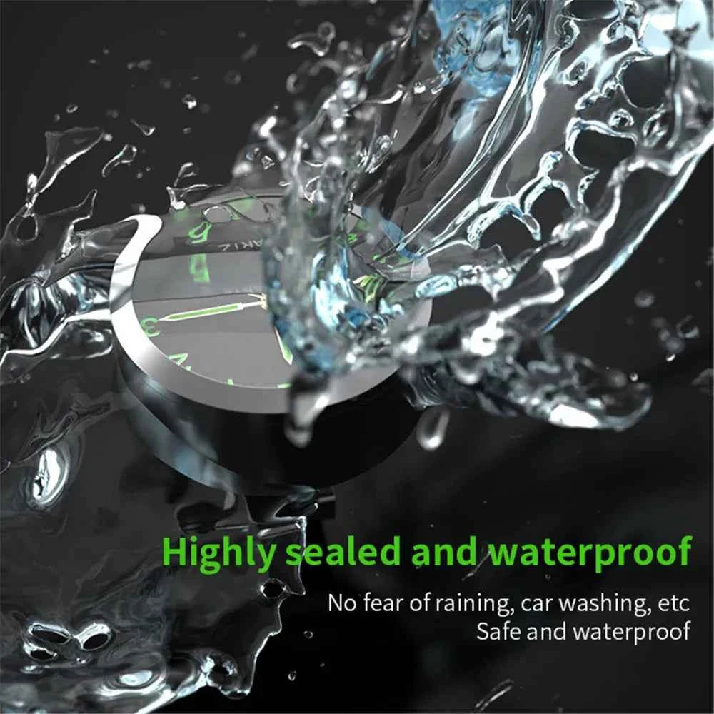 Universal Motorbike Bike Waterproof Handlebar Clock With Night Vision Light 22-25mm Motorcycle Handlebar Mount Clock Watch