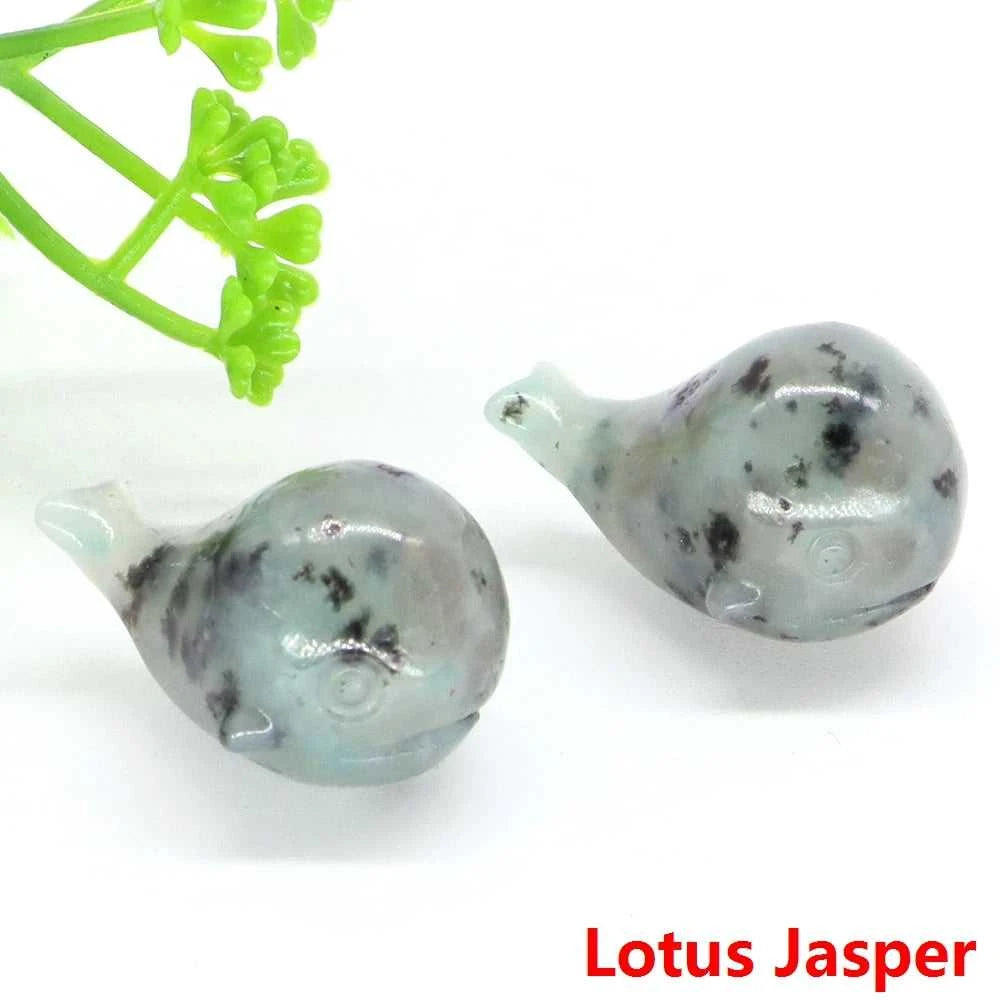 1.2" Mini Cute Whale Statue Natural Stone Crystal Carved Healing Animal Figurine Reiki Gemstone Crafts Home Decoration Wholesale The jack market .AU The jack market .AU Home $ 27 14:350851#Leopard Skin Jasper;5:200000990#1 pc