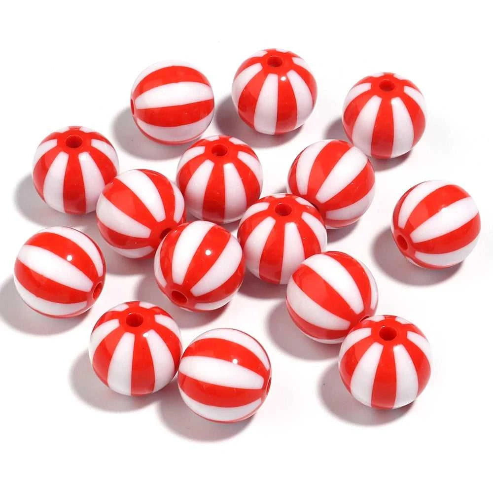 12-20mm Acrylic Large Hole Beads Colorful Stripes Round Loose Spacer Beads for Diy Bracelet Necklace Jewelry Accessories The jack market .AU The jack market .AU Jewellery & Chains $ 48 14:175#Rose Red;200000196:1071#20mm Hole 3mm 10Pcs