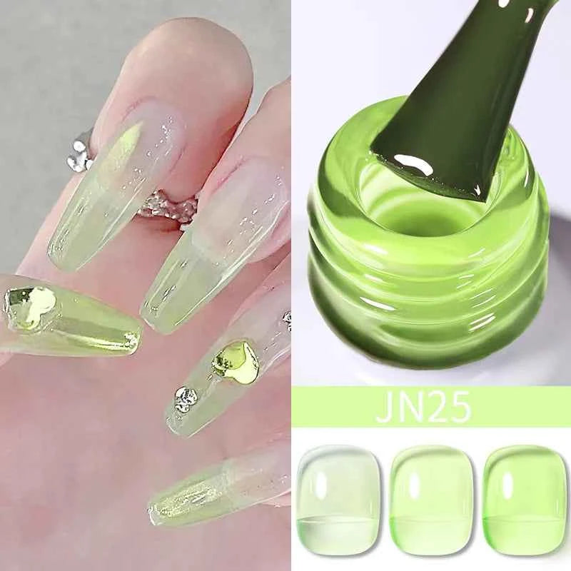 BORN PRETTY Neon Red Gel Nail Polish Yellow Green Summer Color Semi Permanent Varnish 10ml Soak Off UV LED Nail Art Manicure
