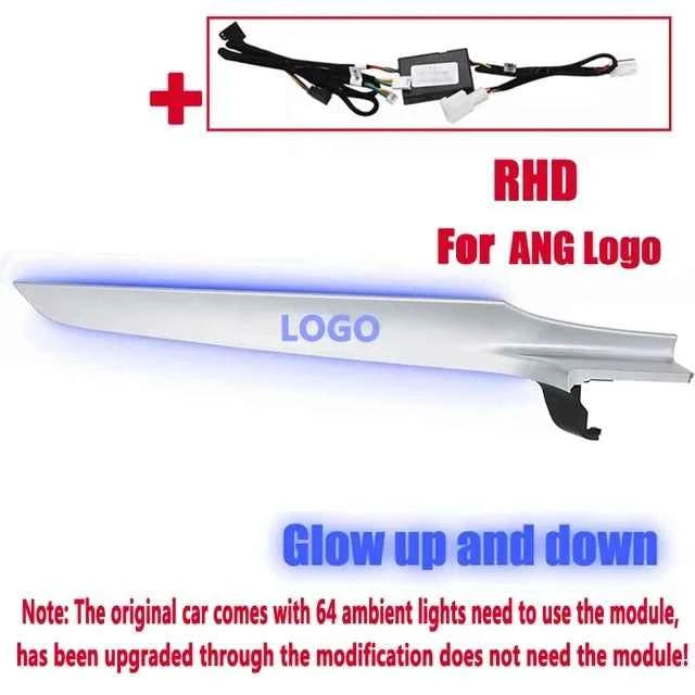 For Mercedes-Benz C/GLC X253 W205 ambient light 2014-22 Passenger Atmosphere Lamp Co-pilot Led Neon Ambient Light 3/12/64 Colors