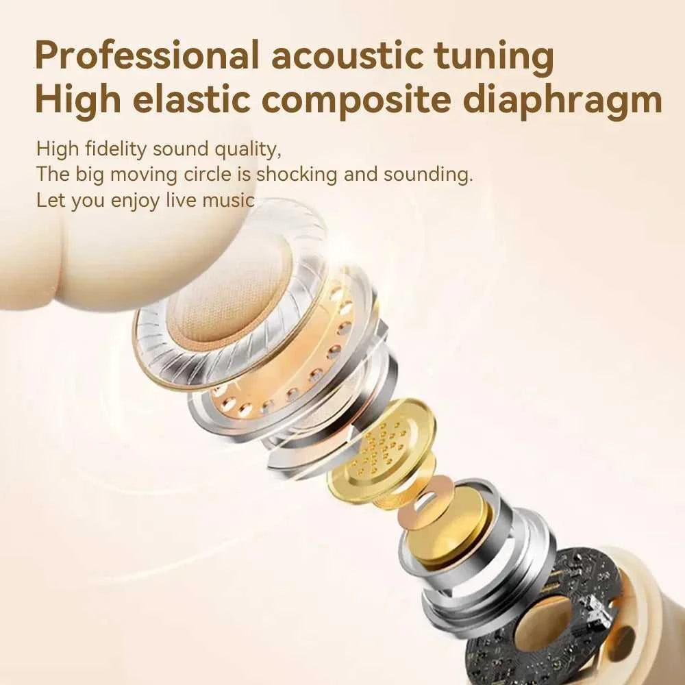 Bluetooth 5.4 Headphones True Wireless In-ear Long Noise Reduction TWS Sports High Sound Quality Digital Display Screen Earplugs The jack market .AU The jack market .AU Accessories Electronics $ 54 14:29#White