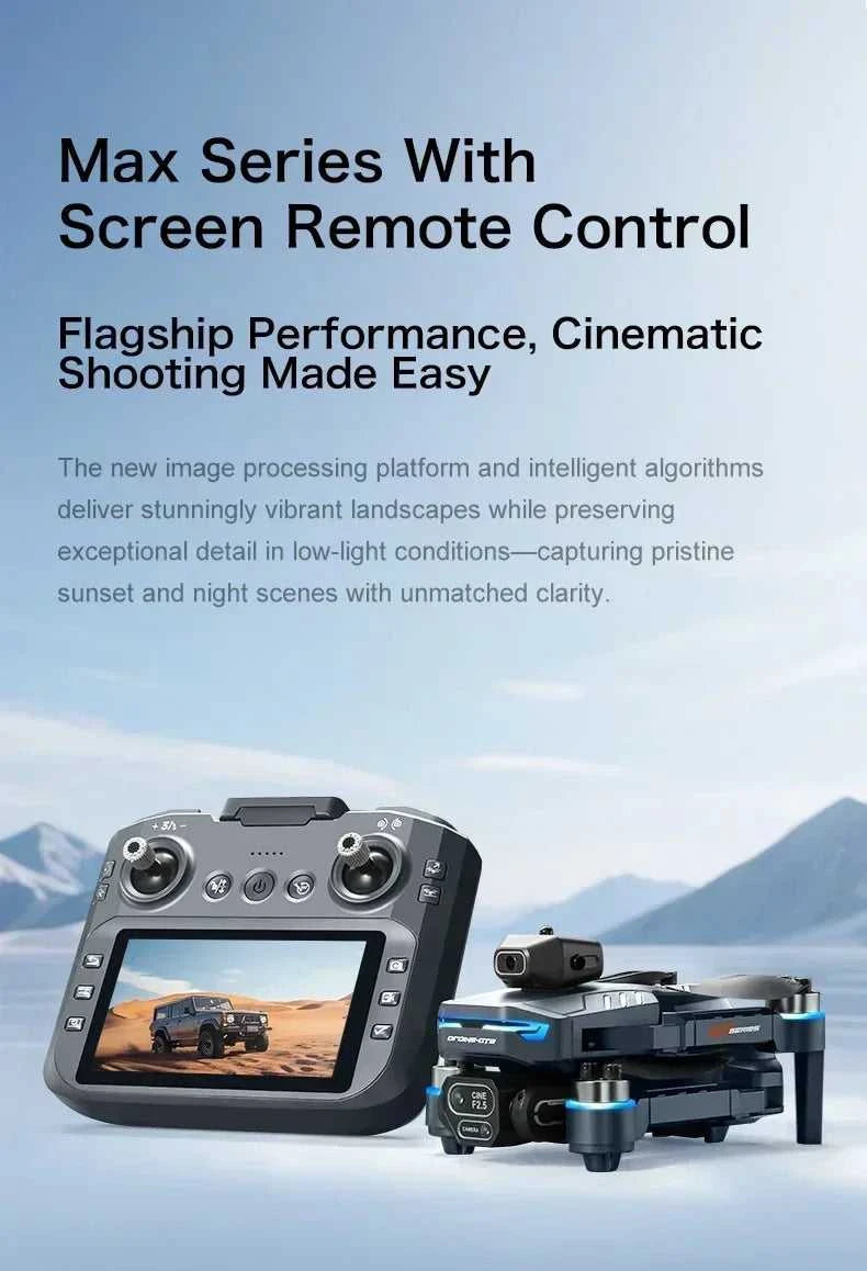 Drone 4K HD GT8 Camera Obstacle Avoidance Aerial Photography Brushless Drone with Screen Foldable RC Drone Quadcopter RTF The jack market .AU The jack market .AU Drones $ 143 14:366#GT8-8K-blue-3B-64G