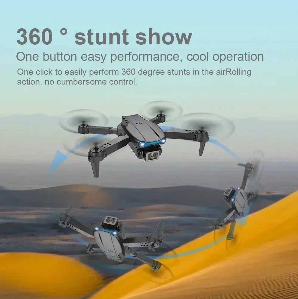 New E99Pro RC Drone 4K Professinal With Wide Angle Dual HD Camera Foldable RC Helicopter 5G WIFI FPV Height Hold Apron Sell The jack market .AU The jack market .AU Drones $ 75 14:193#E99-Dual-4K-Bag-Box