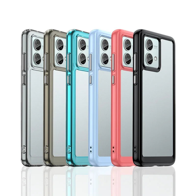 Colorful TPU Case for Motorola Moto G84/G54/G14/G04/G04S/G24/G34 - Shockproof Protection & Stylish Design