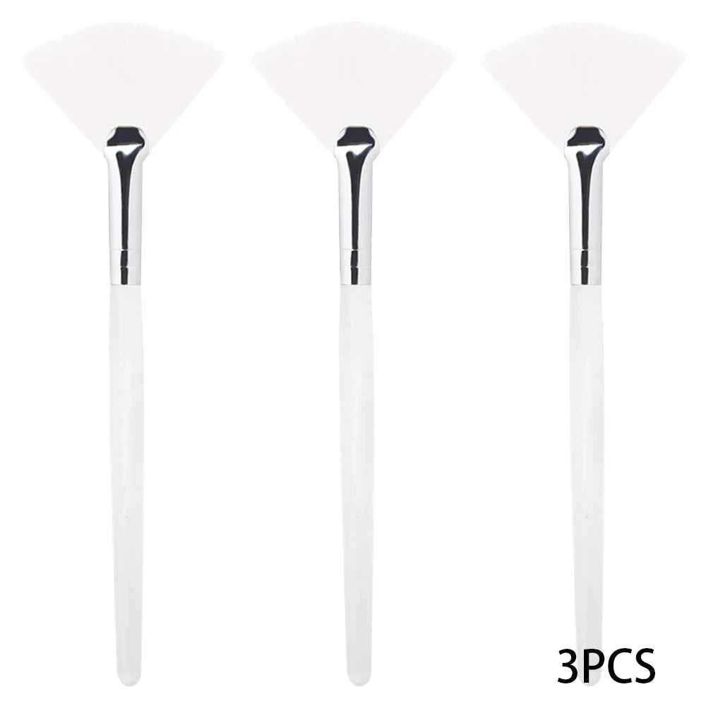 3/9 Pieces Facial Fan Mask Brushes Soft Mask Brush Applicator Esthetician Facial Mask Brushes For Women Girls Cosmetic Tools