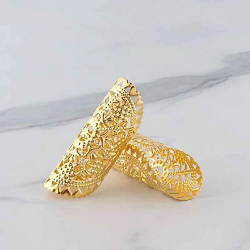 5 Pcs Big Open Dreadlocks Hair Beads Hair Rings Hairpin Metal Headdress DIY Wig Alloy Buckle Gold Silver Hair Accessories