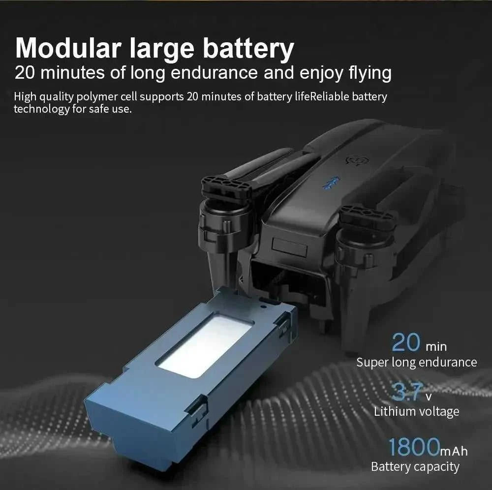 New E99Pro RC Drone 4K Professinal With Wide Angle Dual HD Camera Foldable RC Helicopter 5G WIFI FPV Height Hold Apron Sell The jack market .AU The jack market .AU Drones $ 75 14:193#E99-Dual-4K-Bag-Box