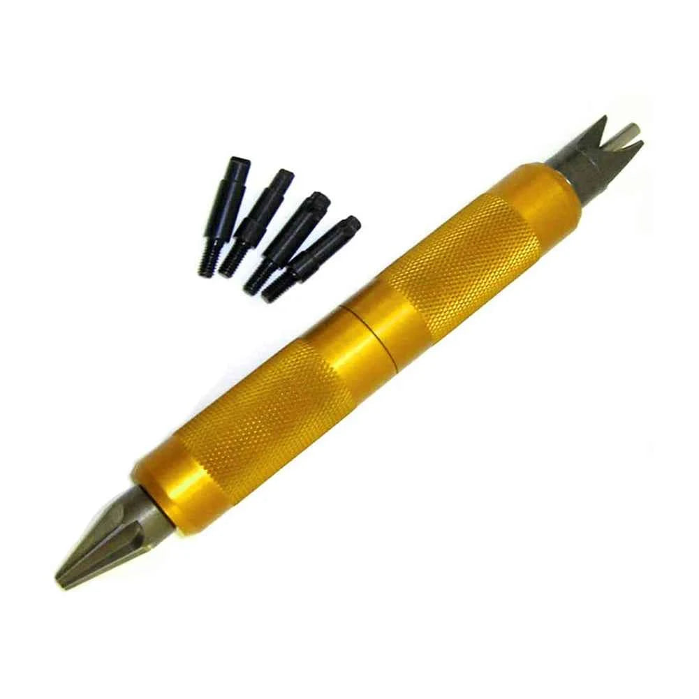 Primer Multifunctional Pocket Cleaners & Reamers - Portable Aluminum Alloy & Steel Tool for Metal/Plastic Deburring