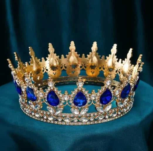 Wholesale Gold Crystal Headdress Prom Pageant Full Round Circle King Crowns For Cake Decoration The jack market .AU The jack market .AU Jewellery & Chains $ 65 200001033:200025551#C21;351:200001569