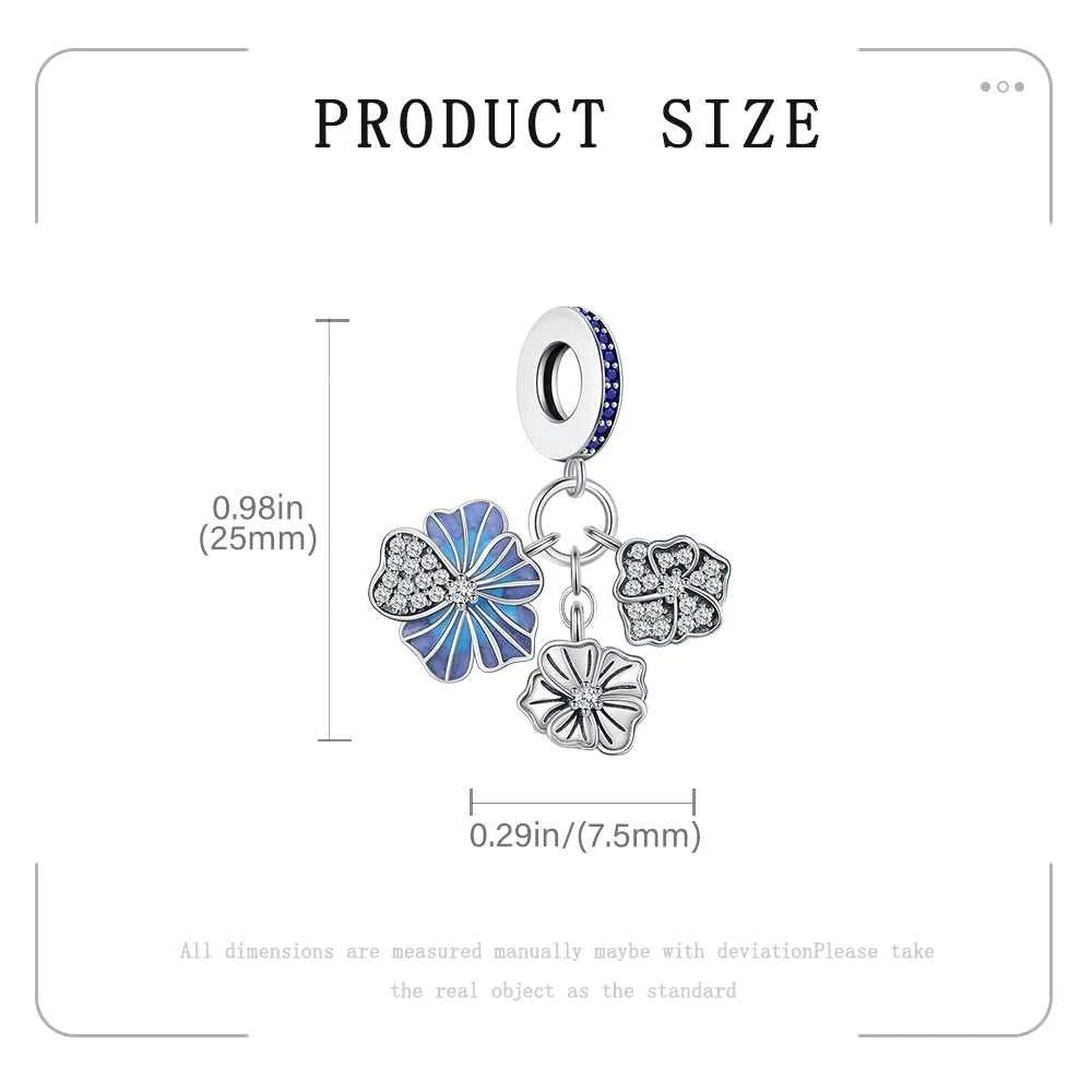 2025 Hot New Original Flower Pendant 925 Sterling Silver Rose charm Fit bracelet diy For Women Elegant bead Daily Wear Fine gift The jack market .AU The jack market .AU Jewellery & Chains $ 50 200000226:200013901#NBB0022-18