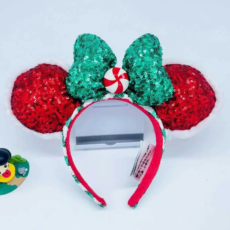 Disney Winter Christmas Headband Cartoon Mickey Pluto PU Leather Ear For Adults Bow Headband Minnie Park Accessories Headwear The jack market .AU The jack market .AU Mum & Kids: Essential Products for Every Family $ 39 14:10#E