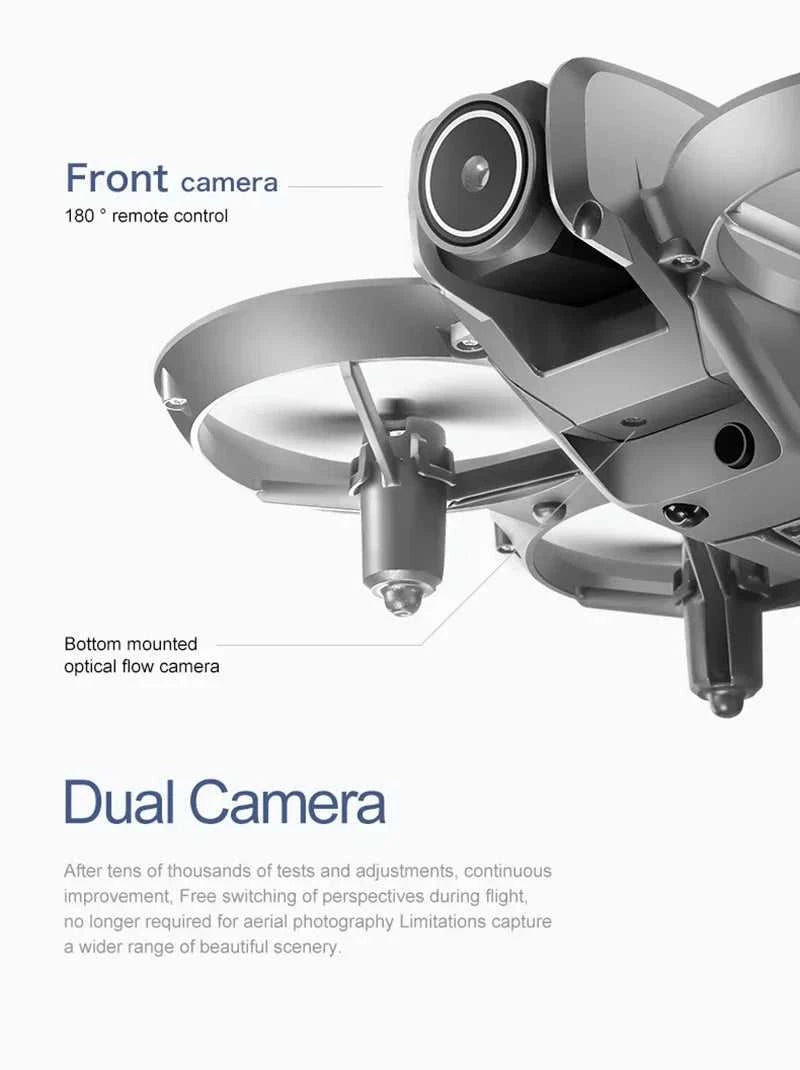D16 Mini Drone 8K HD Dual Camera Profesional 180° Electric Adjustable GPS Positioning Obstacle avoidance Bushless UAV 2026 New The jack market .AU The jack market .AU Drones $ 106 14:29#Black Dual 8K-1B