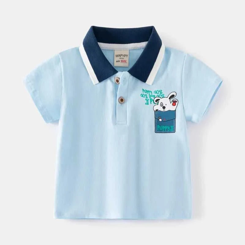 Baby Boy Toddler Polo Shirts for Children's Clothing Boys Clothes Cute Korean Polos Striped White Blue Summer Tops Kids T Shirt The jack market .AU The jack market .AU Mum & Kids: Essential Products for Every Family $ 28 14:200004889#TSD14;200000463:200661897#6-7 Years - Size 130