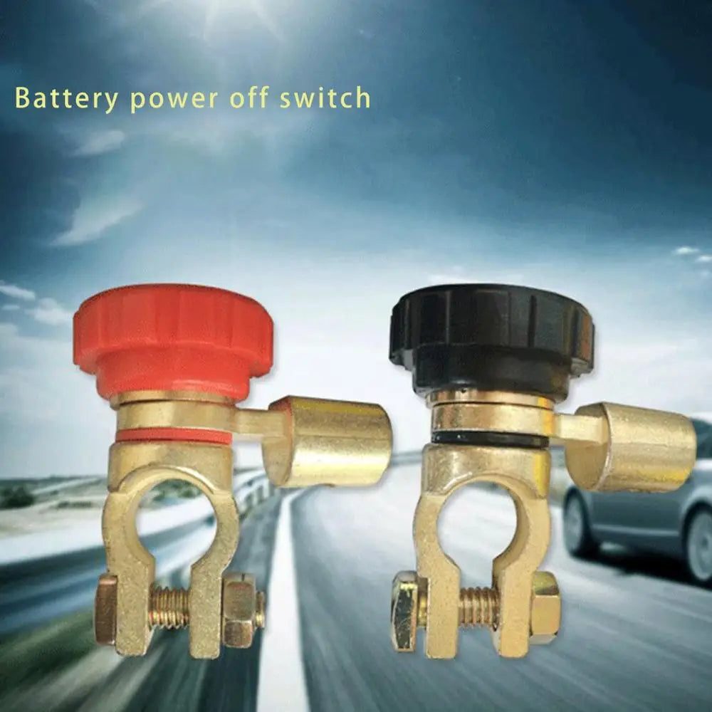 Car Battery Disconnect Switch Rotatable Leakage Protection Disconnect Isolator Switch Car Truck Parts Battery Cut-off