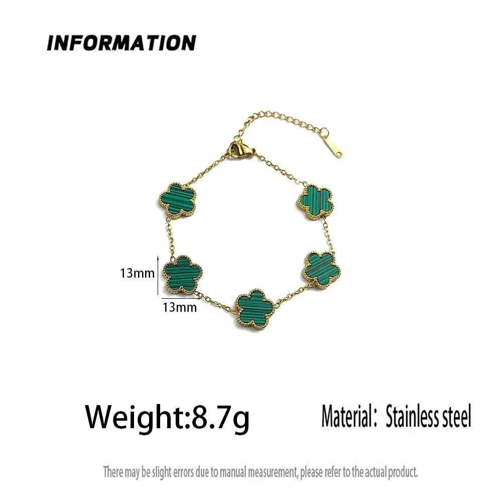 Hot Sale Stainless Steel Plum Blossom Gold Plated Bracelet High Quality Five Leaf Flower Jewelry Simple for Woman Gift Clover The jack market .AU The jack market .AU Jewellery & Chains $ 47 200000639:1438;200001034:6145#red2
