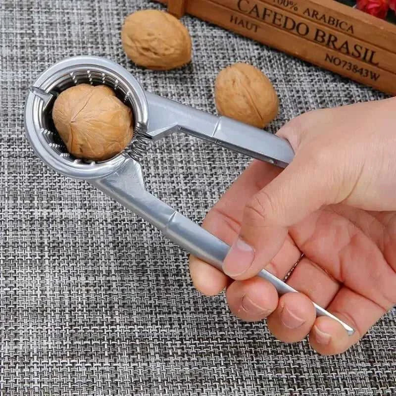1pc Silvery Metal Multi Functional Walnut Clip Household Nut Shelling Tools Suitable for Walnuts Chestnuts and Hazelnut The jack market .AU The jack market .AU Home $ 25 14:1254#1pc