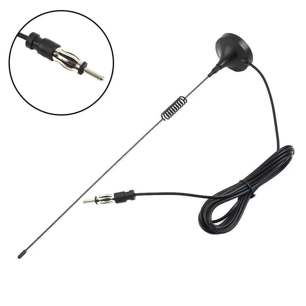 Auto Stereo Radio FMAM Signal Aerial, Car Signal Booster Antenna, Dual Band 144/430Mhz, 31cm Antenna Length, Easy Installation