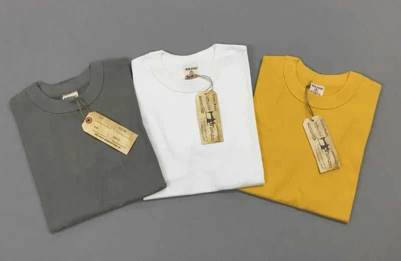 BOB DONG 300gr Basic Tee Shirts Summer Heavyweight Cotton Men's Plain T-Shirts The jack market .AU The jack market .AU Men Fashion $ 49 14:771#White;5:4181#S 36