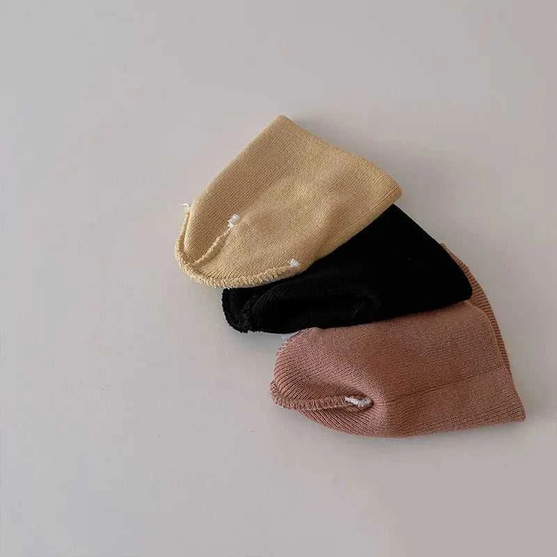 Autumn Winter Baby Knitted Hat Solid Color P Letter Infant Boy Girl Beanie Cap Casual Warm Toddler Crochet Bonnet Hat